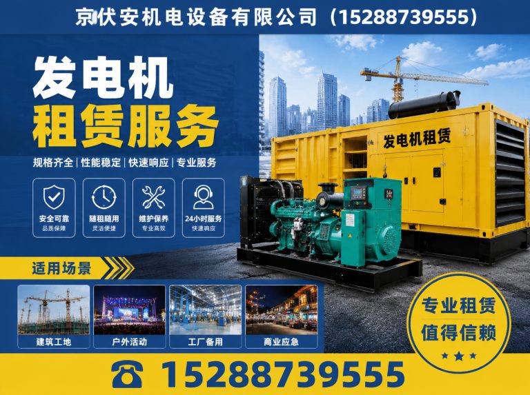 七台河柴油发电机组出租展示图